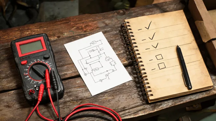 Electrical measurement field-note workspace